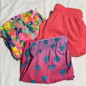 Boys Swim Trunks Elastic Waist